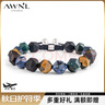 AWNL多寶珠手鏈男高級感輕奢小眾手串時(shí)尚飾品送男友生日禮物 【品牌禮盒】多寶珠手鏈 M碼 建議手圍15.5-17cm 曬單實(shí)拍圖