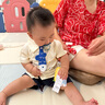 DUUDUU童裝兒童套裝寶寶純棉襯衫夏季薄款外出服嬰兒短袖襯衣 小魚  90  曬單實(shí)拍圖