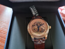 上海手表男自動(dòng)機械表 國產(chǎn)中性表 鏤空透底防水表 送愛(ài)人禮物S8502 玫金款 曬單實(shí)拍圖
