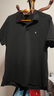 Calvin KleinJeans25早秋新款男士純棉珠地網(wǎng)眼ck商務(wù)純色短袖T恤POLO4RB012G UB1-太空黑 L 曬單實拍圖