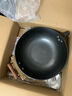 中福電磁爐鐵鍋平底炒鍋氮化鑄鐵炒菜無涂層生鐵家用燃?xì)馔ㄓ藐懘ㄨF鍋 平底加厚防滑 32cm 無蓋 曬單實(shí)拍圖