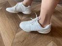 舞所謂專(zhuān)業(yè)競技健美操鞋子白色健身鞋運動(dòng)啦啦操鞋女訓練比賽鞋軟底兒童 兩點(diǎn)底/白色 38 碼 曬單實(shí)拍圖