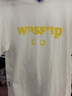 WASSUP2025搞怪貓眼T恤衫夏季寬松純棉國潮牌ins男女生短袖圓領(lǐng)重磅休閑 白色 常規(guī) M 曬單實拍圖