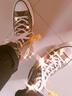 匡威（Converse）男鞋2024秋季新款1970s帆布鞋三星標經(jīng)典女鞋黑色高幫休閑板鞋潮 A04584C /水洗藍 35 曬單實拍圖