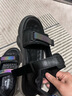 貴人鳥兒童涼鞋夏季新款男童沙灘鞋小童軟底寶寶防滑軟底 黑藍 39（內(nèi)長24.4/腳長23.9） 曬單實拍圖