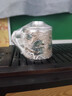 甲牛999純銀辦公杯新款帶蓋茶水分離泡茶杯子男士節(jié)日高端伴手送禮品 皮箱裝鎏銀青龍辦公水杯+茶葉罐 曬單實拍圖