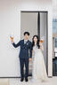 摜悅結(jié)婚敬酒杯大紅酒杯子交杯酒婚禮超大杯巨型高腳杯玻璃杯新人拍照 超大敬酒杯【2個(gè)裝】-情侶貼紙款 曬單實(shí)拍圖