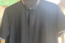 夢(mèng)特嬌（MONTAGUT）【含蠶絲棉&舒爽透氣】夏季休閑輕商務(wù)男短袖Polo衫JG 淺灰 L  曬單實(shí)拍圖