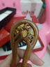 美木兮u型發(fā)簪 綠檀木簪子手工雙釵發(fā)釵國風日常漢服盤頭盤發(fā)簪花發(fā)飾 綠檀唐草顏如玉雙釵+彩鳳禮盒 曬單實拍圖