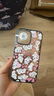 CASETIFY 愛(ài)心小兔手機殼 適用于iPhone 15 Pro Max 透明黑框 曬單實(shí)拍圖