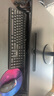 全品屋升降電腦桌升降工作臺(tái)電腦升降支架臺(tái)站立式升降辦公書(shū)桌 氣動(dòng)無(wú)級(jí)升降-黑桌雙層80cm 曬單實(shí)拍圖