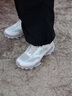 愛(ài)步（ECCO）運(yùn)動(dòng)鞋女 25年 BIOM C蹤跡戶(hù)外夏季透氣網(wǎng)面登山鞋 健步803383 冰白色/砂礫灰/玫瑰粉 36 曬單實(shí)拍圖