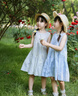 巴拉巴拉女童裙子兒童連衣裙2025新款夏裝中大童純棉甜美A字塔裙 紫色調00377 160 曬單實拍圖