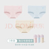 朵朵棉女士?jì)妊滱類(lèi)50支純棉萊卡10A抑菌全棉襠波浪花邊內褲女3條 L碼 曬單實(shí)拍圖