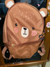 迪卡儂（DECATHLON）兒童背包雙肩包男戶(hù)外休閑女旅行包幼兒園書(shū)包 小棕熊 曬單實(shí)拍圖
