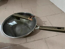 炊大皇炒鍋不粘鍋易清潔麥飯石色炒菜鍋32cm電磁爐通用黑曜石系列CG32HY 曬單實拍圖