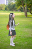 可英 GOWINBABY女童新款時(shí)尚長(zhǎng)袖t恤2025秋季小女孩蕾絲甜美上衣女寶蝴蝶結(jié)t恤衫 灰色 130 （適合身高120cm-130cm） 曬單實(shí)拍圖