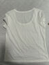 三彩2025夏季新款萊賽爾基礎白T恤套頭衫正肩短袖上衣休閑M 曬單實(shí)拍圖