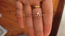 周大福love u兔 18K金彩金鑲貝殼鉆石手鏈 T78673生日禮物七夕節(jié) 16.25cm 曬單實拍圖