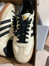 阿迪達斯 （adidas）三葉草系列 女 SAMBA OG W 休閑鞋 ID0478 米白/淺卡其 39 曬單實(shí)拍圖