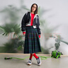 匡威（Converse）官方 Run Star Hike低幫帆布流星厚底鞋黑色168816C 黑色/168816C 37 曬單實(shí)拍圖