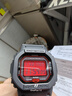 卡西歐（CASIO）G-SHOCK小方塊系列手表男手表多功能運動手表生日禮物學(xué)生送人 GW-B5600AR-1六局電波血鶴屏 曬單實拍圖