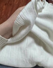 鉑吶苓打底衫女內(nèi)搭秋冬洋氣2023新款木耳邊基礎(chǔ)白色打底長袖上衣修身 木耳邊打底衫【白色】 曬單實拍圖