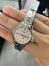 瑞士正品浪Longines手表男女士琴機(jī)械表時(shí)尚防水鎢鋼男女情侶對(duì)表 本色白面鋼帶女款-送表帶 曬單實(shí)拍圖