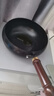 廚老大古法大肚鍋家用炒鍋手工鍛打無涂層不粘炒菜鍋平底小鐵鍋燃氣 【已開鍋】平底帶蓋+鍋鏟 24cm 曬單實拍圖