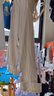 駱駝（CAMEL）冰感防曬工裝女款休閑戶外運(yùn)動長褲子 Y25BAVLZ006 米白色 M 曬單實(shí)拍圖