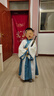 歐育兒童古裝漢服男女童夏秋國學(xué)服學(xué)生國風(fēng)廣袖漢服三字經(jīng)節(jié)日演出服 B1464湖藍(lán)【廣袖款】 120 【建議身高110-120cm】 曬單實拍圖