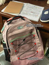 BAGSMART雙肩包美式背包男女大容量通勤戶(hù)外電腦包旅行包登山包書(shū)包大學(xué)生 粉色（可容納15.6英寸筆記本） 曬單實(shí)拍圖