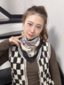 啄木鳥(niǎo)（TUCANO）磁吸扣三角小圍巾女2025秋冬季新款絲巾百搭棉麻方巾護(hù)頸圍脖禮物 棉麻磁扣-馬到成功【新款面料更 曬單實(shí)拍圖