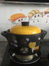 美廚（maxcook）陶瓷煲砂鍋 湯鍋燉鍋養(yǎng)生煲 手工彩釉耐干燒4.5L MCTC1488 曬單實(shí)拍圖