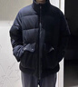 卡賓男裝 90鴨絨羽絨服2024秋冬新款寬松面包服外套舒適保暖休閑H 煤黑色01 XL /180/52 曬單實(shí)拍圖