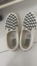 VANS范斯中性鞋Slip-On VR3低幫經(jīng)典帆布鞋休閑鞋 一腳蹬 棋盤格 37 曬單實(shí)拍圖
