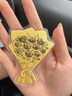 歐顏黃金玫瑰花束999足金收藏投資金幣擺件生日禮物送女友 精美包裝+代寫(xiě)賀卡 曬單實(shí)拍圖