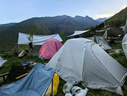 Naturehike挪客云尚升級款戶外超輕徒步登山帳篷1人2-3人防雨水露營輕量雙層 單人/淺灰紅/20D 曬單實拍圖