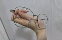 蔡司（ZEISS）鏡片超輕大框近視眼鏡男防藍光眼睛架女可配度數散護眼鏡胖臉加寬 磨砂黑 配1.60鉆晶防藍光（0-600度） 曬單實(shí)拍圖