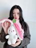 變身兔可愛公仔草莓兔子玩偶毛絨玩具女孩生日3到6歲六一兒童禮物 草莓變身兔 【18厘米】 曬單實拍圖