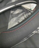 Ewitgo汽車方向盤套納帕皮紋透氣防滑超薄四季適用圓型車把套D型 適用于 雪佛蘭邁銳寶xl科魯澤開拓者探界科魯茲者科沃茲景程 曬單實拍圖
