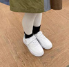 安踏小白鞋兒童板鞋男女孩中大童青少年春秋季新款學(xué)生輕便透氣運(yùn)動(dòng)鞋 白色 【經(jīng)典百搭】 36 碼(腳長(zhǎng)230mm) 曬單實(shí)拍圖