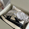 FOOT INDUSTRY 足下工業(yè)「品牌經(jīng)典」90s滑板鞋運(yùn)動休閑復(fù)古訓(xùn)練板鞋男女百搭 黑色/米白 43 曬單實(shí)拍圖
