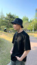 吉普（JEEP）帽子男夏季漁夫帽戶外網(wǎng)眼透氣盆帽遮陽(yáng)防曬登山帽女士 玄青黑 曬單實(shí)拍圖