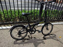 大行（DAHON）折疊自行車(chē)20英寸鋁合金輕便6速通勤單車(chē)冠特 KBA061黑色 曬單實(shí)拍圖