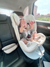 優(yōu)樂博（ULOP）兒童安全座椅0-4-12歲i-size智能雙通風加熱車載嬰兒寶寶汽車座椅 卡特香檳（前后通風+175°躺角） 曬單實拍圖