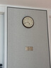 SEIKO新品日本精工11英寸掃秒簡約掛鐘家用免打孔臥室靜音鐘表直徑28cm 曬單實拍圖