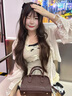 CinvaiKrose【趙昭儀同款】包包女包2025新款保齡球斜挎包生日七夕情人節(jié)禮物 咖啡色【送女友老婆女生禮物走心】 曬單實(shí)拍圖