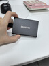 三星（SAMSUNG）1TB Type-c USB 3.2 移動(dòng)固態(tài)硬盤（PSSD） T7 灰色 NVMe讀速1050MB/s 手機(jī)直連筆記本外接 曬單實(shí)拍圖