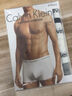Calvin KleinCK 男士平角內褲套裝套盒 3條裝 送男友禮物 U2664G 998黑白灰 M 曬單實(shí)拍圖